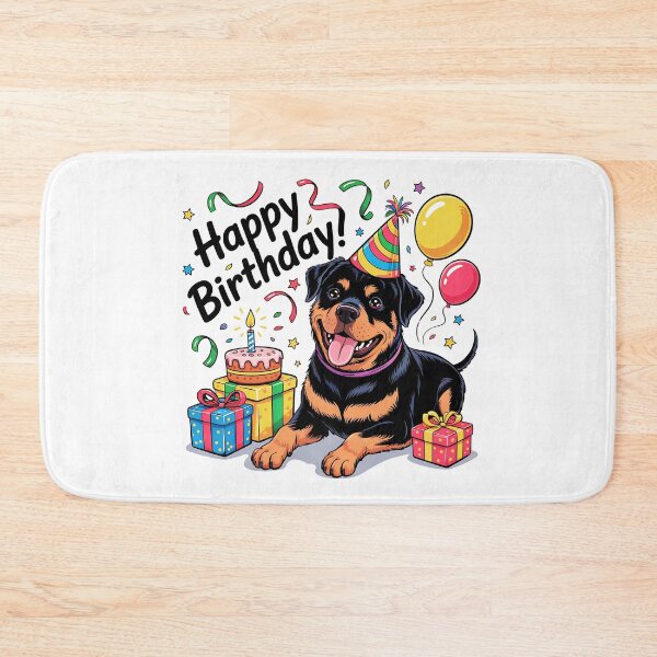 Item preview, Rottweiler Birthday designed and sold by TheAnimalZ00.