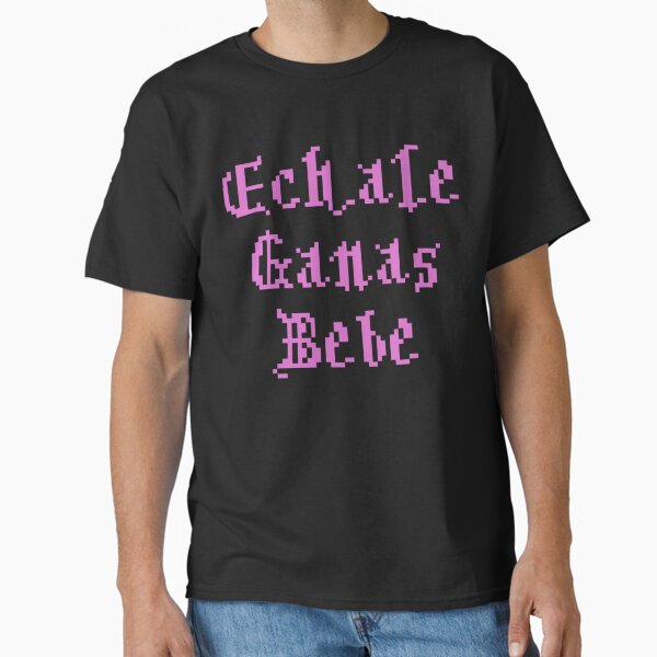 Aperçu de l'œuvre Pixel Gothique "Echale Ganas Bebe" (Rose) créée et vendue par pixquena.