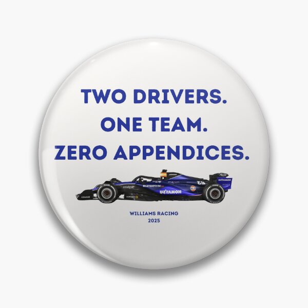 Item preview, Two Drivers. One Team. Zero Appendices I Williams I Carlos Sainz I Alex Albon designed and sold by artbystephm.