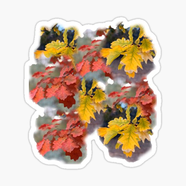 Item preview, Red and Gold Autumn leaves designed and sold by indiafrankk.