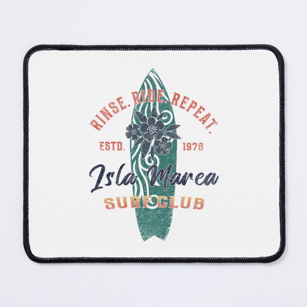Item preview, Copia de Isla Marea Surf Club – Rinse. Ride. Repeat. Camiseta de surf desgastada (telas ligeras) designed and sold by EpochFusion.
