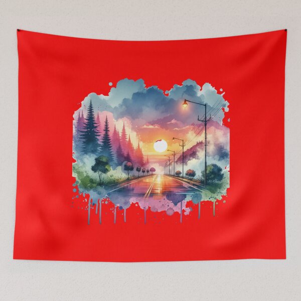 Item preview, colorful beautiful city designed and sold by Yucku1.