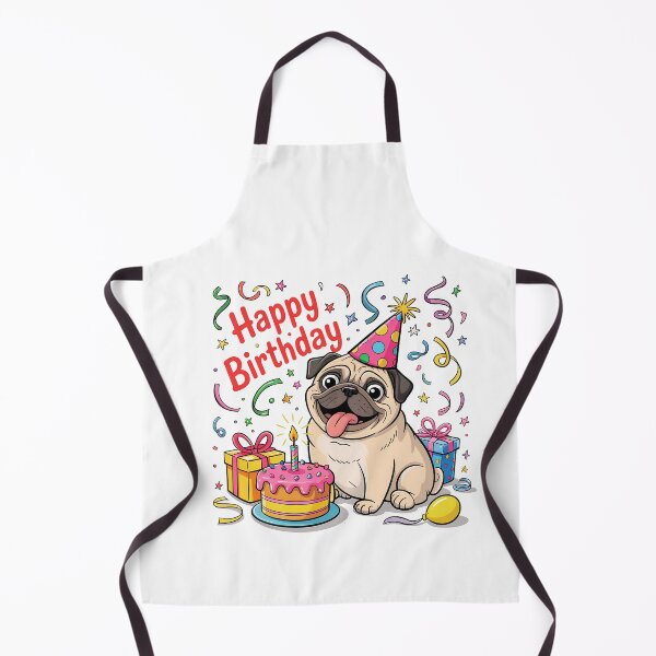 Item preview, Pug Birthday designed and sold by TheAnimalZ00.