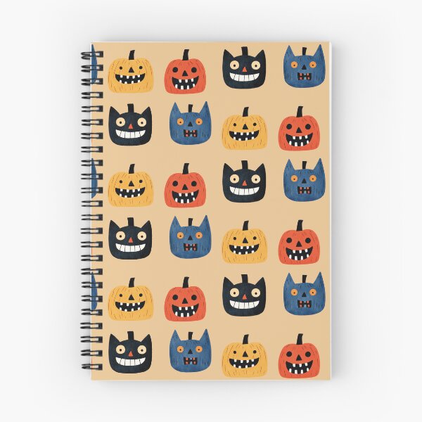 Item preview, Whimsical Halloween Pumpkins Jack-o-Lantern Illustrations designed and sold by GolDreamShop.
