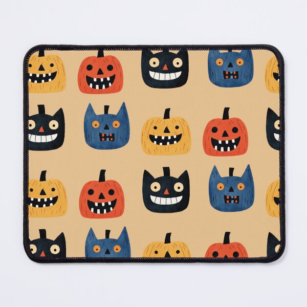 Item preview, Whimsical Halloween Pumpkins Jack-o-Lantern Illustrations designed and sold by GolDreamShop.