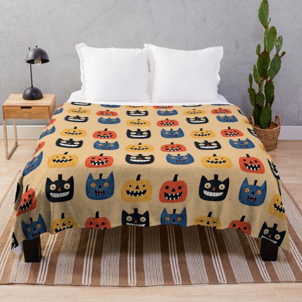 Item preview, Whimsical Halloween Pumpkins Jack-o-Lantern Illustrations designed and sold by GolDreamShop.
