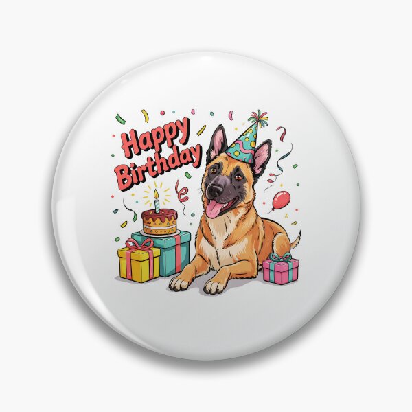 Item preview, Belgian Malinois Birthday designed and sold by TheAnimalZ00.