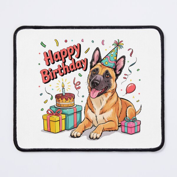 Item preview, Belgian Malinois Birthday designed and sold by TheAnimalZ00.