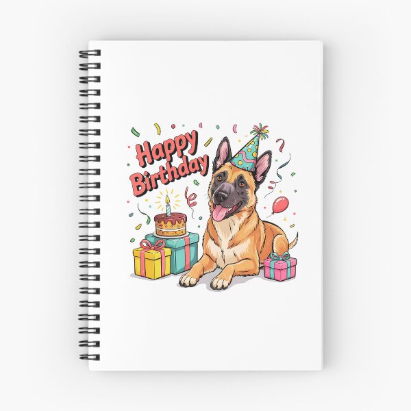 Item preview, Belgian Malinois Birthday designed and sold by TheAnimalZ00.