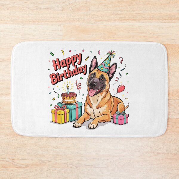 Item preview, Belgian Malinois Birthday designed and sold by TheAnimalZ00.
