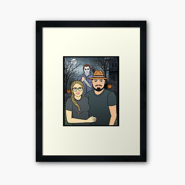 Vista previa del artículo con la obra «Pareja de HALLOWEEN para Hannah G de Moody Characters», diseñado y vendido por VixxxenDesigns.
