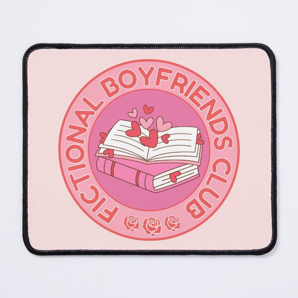Item preview, Fictional Boyfriends book Club – Pink Romance Bookish Girly Edition designed and sold by Fantasy Cache.