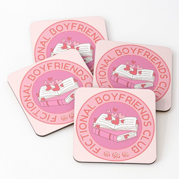 Item preview, Fictional Boyfriends book Club – Pink Romance Bookish Girly Edition designed and sold by Fantasy Cache.