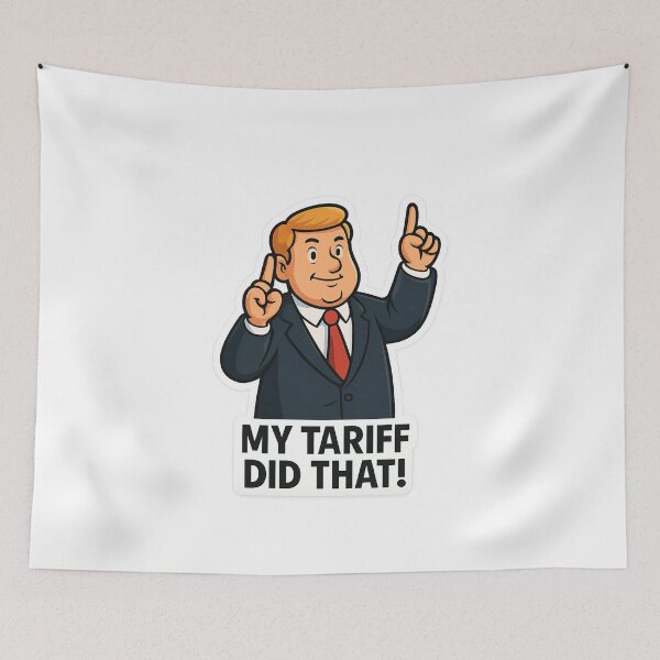 Artikelvorschau, Ich habe diesen Zoll erhoben Donald Trump Cartoon Meme entworfen und verkauft von assiya-fashion.