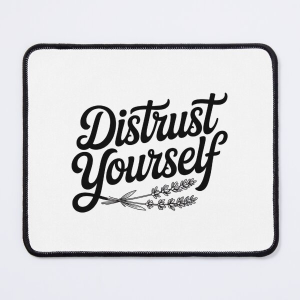 Item preview, Distrust Yourself Black & White Boho Design designed and sold by Peter Stawicki.