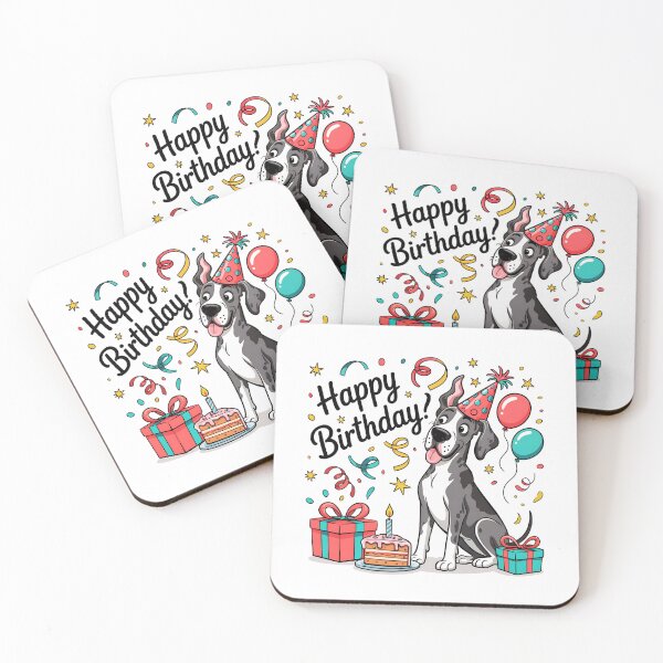 Item preview, Great Dane Birthday designed and sold by TheAnimalZ00.