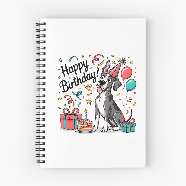 Item preview, Great Dane Birthday designed and sold by TheAnimalZ00.