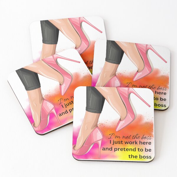 Item preview, I'm Not the Boss, I Just Pretend – Sassy Heels & Attitude Design designed and sold by WHDProduction45.