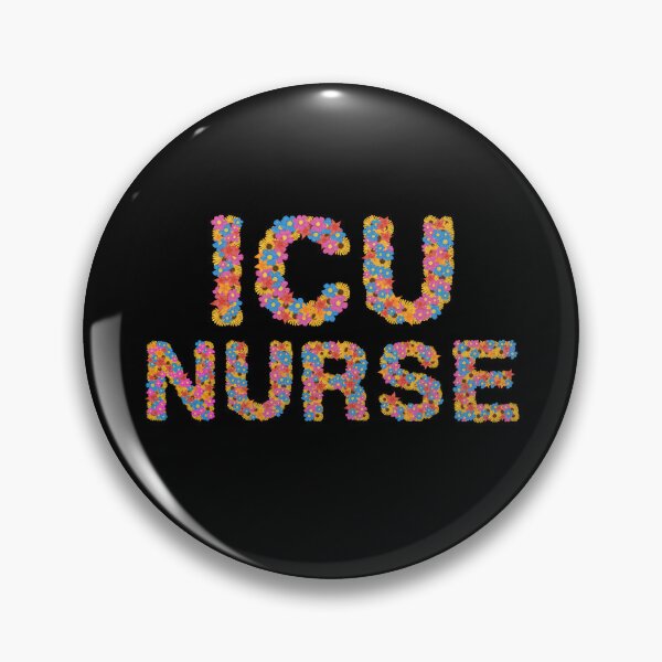 Item preview, Icu Nurse Icu Nursing Icu Critical Care Floral RN designed and sold by Guess4best.