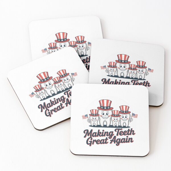 Item preview, Copy of Funny Dentist Patriotic - Making Teeth Great Again designed and sold by artcultreone.