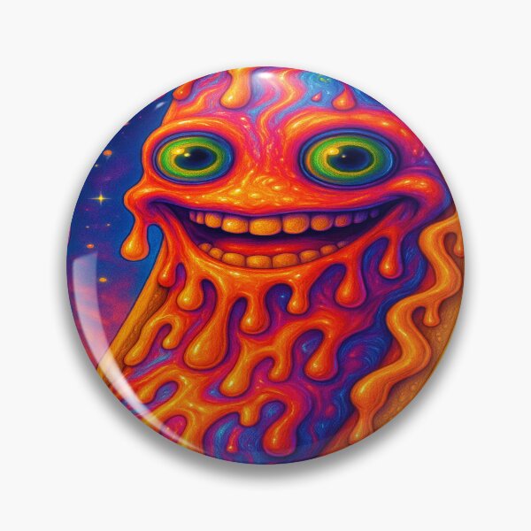 Item preview, Hot Dog Trip: Psychedelic Street Food Warrior designed and sold by buzzprints1234.