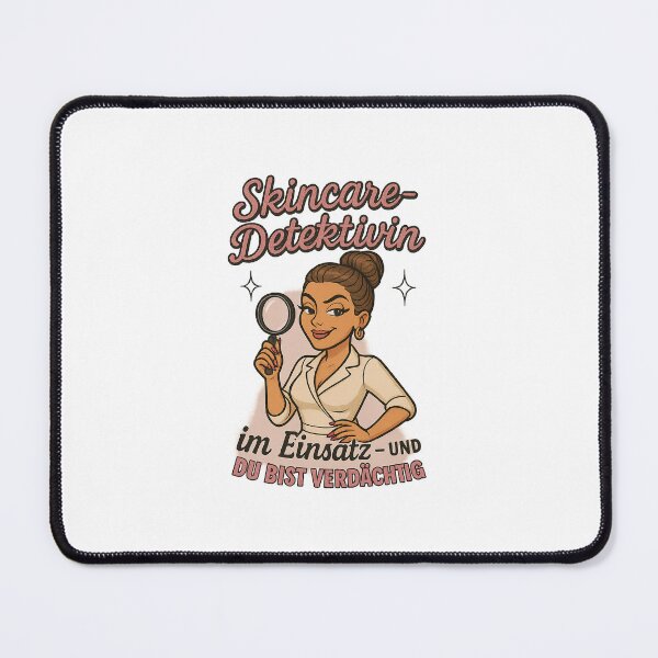 Item preview, Skincare Detective – Cheeky Beautician with Magnifying Glass & Humor designed and sold by Tuschycosmetx.