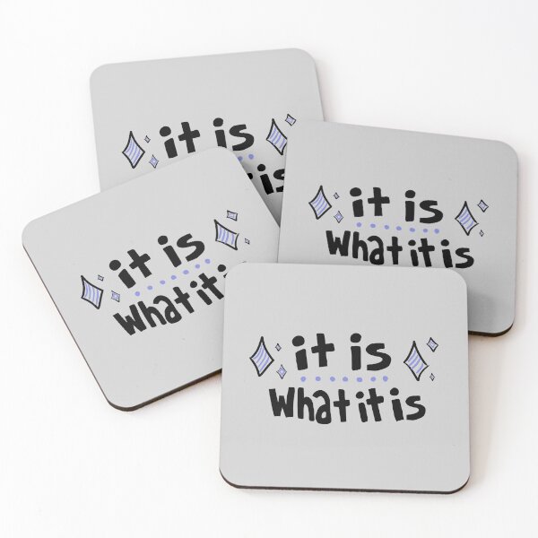 Item preview, It Is What It Is (Dots and Sparkles) designed and sold by Roxee Jo.