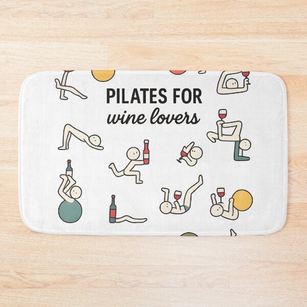 Item preview, pilate for wine lovers designed and sold by Uglyandcute.