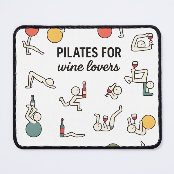Item preview, pilate for wine lovers designed and sold by Uglyandcute.