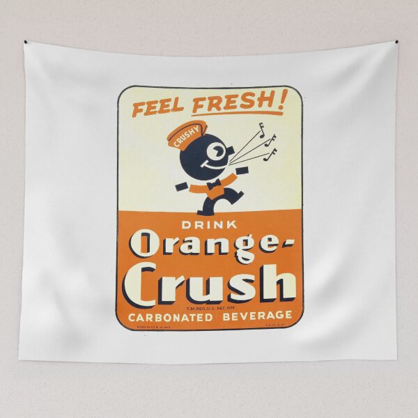 Item preview, Vintage Feel Fresh Drink Orange Crush designed and sold by QuayTradingCo.