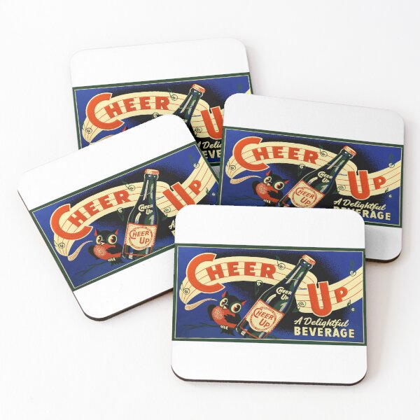 Item preview, Vintage Cheer Up - A Delightful Beverage designed and sold by QuayTradingCo.