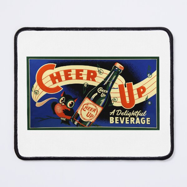 Item preview, Vintage Cheer Up - A Delightful Beverage designed and sold by QuayTradingCo.