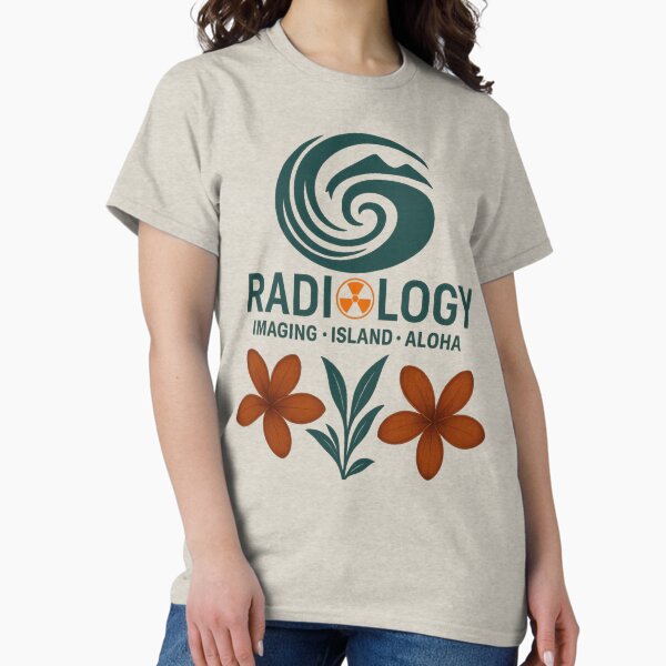 Item preview, Emblema Aloha de Plumeria Wave Radiology designed and sold by AlohaRadGear.