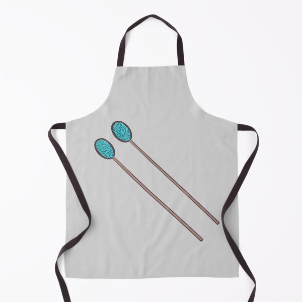 Item preview, Blue Marimba Mallets Pair of Percussion Sticks (Tilted) designed and sold by Roxee Jo.