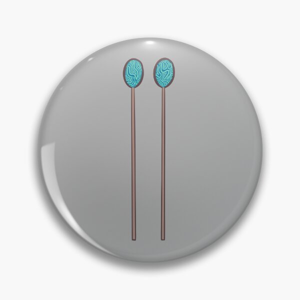 Item preview, Blue Marimba Mallets Pair of Percussion Sticks (Vertical) designed and sold by Roxee Jo.