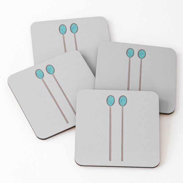 Item preview, Blue Marimba Mallets Pair of Percussion Sticks (Vertical) designed and sold by Roxee Jo.