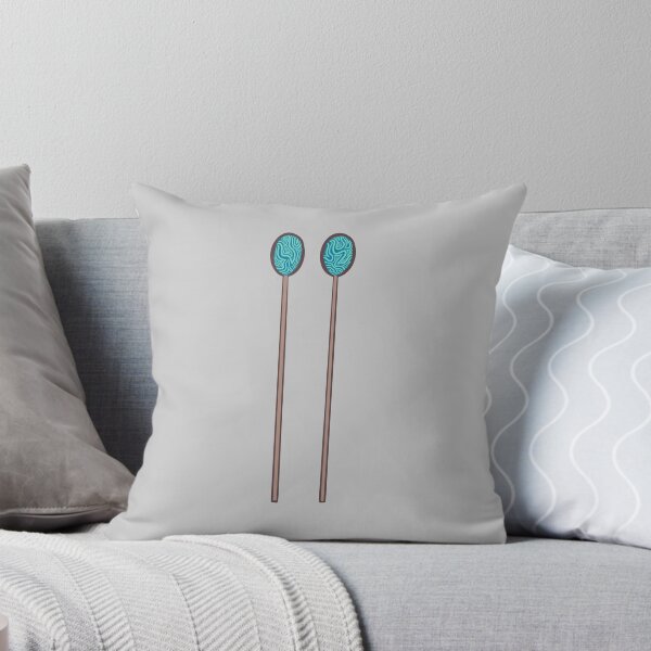 Item preview, Blue Marimba Mallets Pair of Percussion Sticks (Vertical) designed and sold by Roxee Jo.