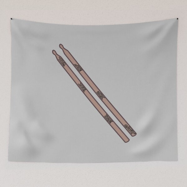 Item preview, Cool Drumsticks Pair of Percussion Sticks (Tilted) designed and sold by Roxee Jo.