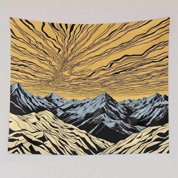 Item preview, Unnerving Skies Over the Peaks designed and sold by AJSRPrints.