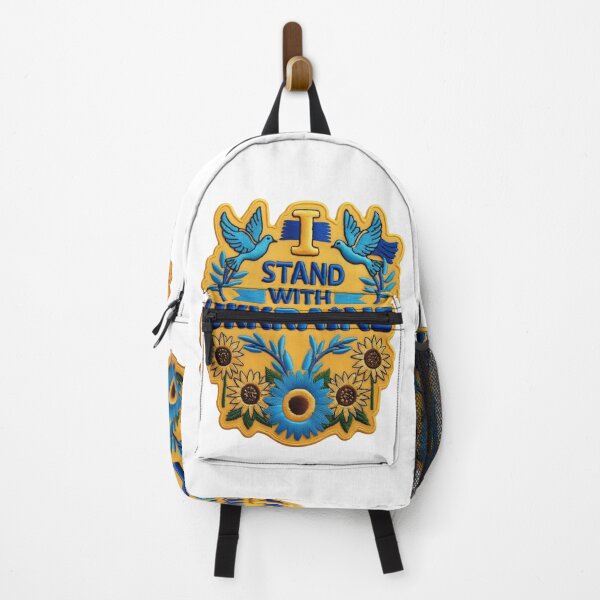 Item preview, I Stand With Ukraine Embroidered Patch designed and sold by ArtDesignTp.