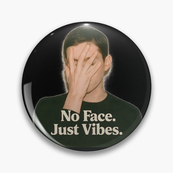 Item preview, No Face Just Vibes – Aesthetic Statement Tee designed and sold by MysticArtisan.