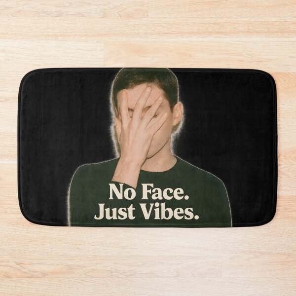 Item preview, No Face Just Vibes – Aesthetic Statement Tee designed and sold by MysticArtisan.