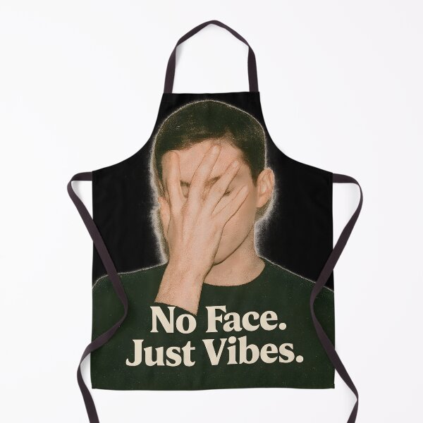 Item preview, No Face Just Vibes – Aesthetic Statement Tee designed and sold by MysticArtisan.