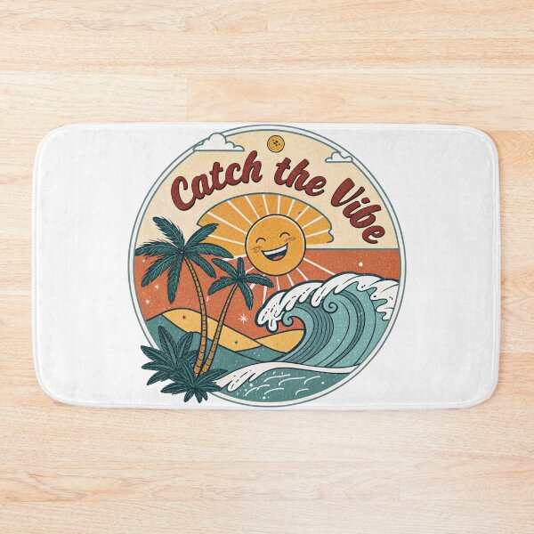Item preview, Catch the Vibe – Retro Summer Beach Sunset Design designed and sold by asliberry.