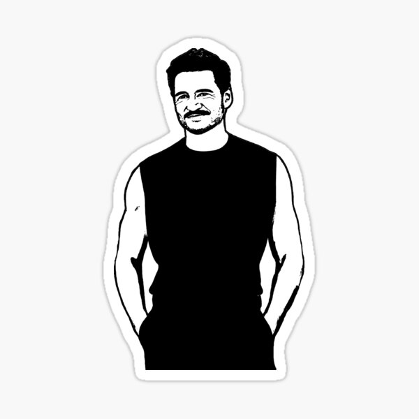 Aperçu de l'œuvre Plan de Pedro Pascal créée et vendue par baranskini.