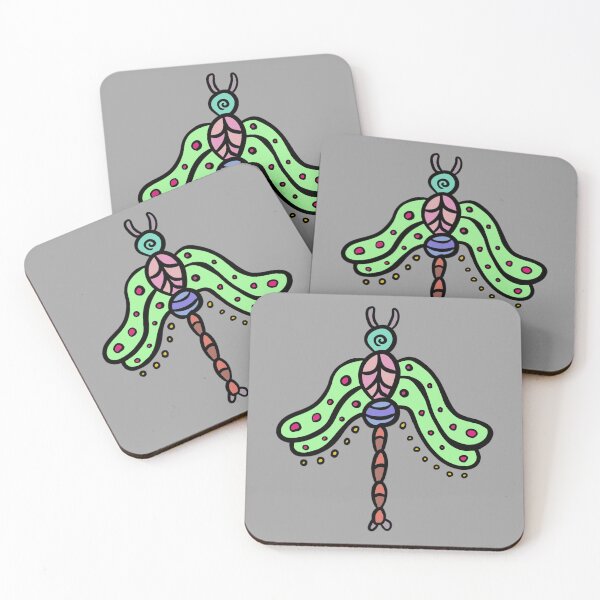 Item preview, Cute Cartoon Colorful Dragonfly designed and sold by Roxee Jo.