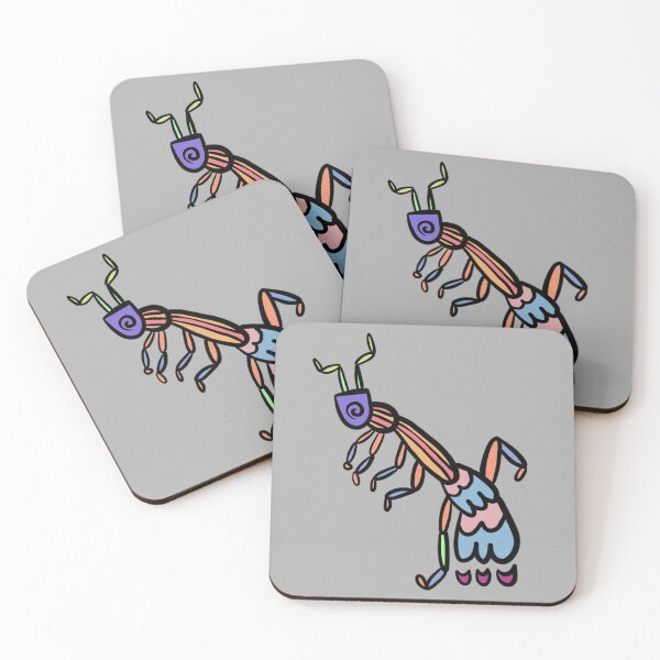 Item preview, Colorful Cute Praying Mantis Cartoon designed and sold by Roxee Jo.