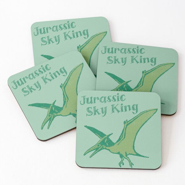 Item preview, Jurassic Sky King Pterodactyl Art – Retro Dinosaur Graphic Print   designed and sold by donwillisjrart.