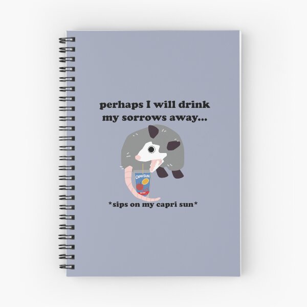 Item preview, "perhaps i will drink my sorrows away" - possum oposusm designe designed and sold by Arcanedy.