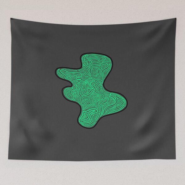 Item preview, Weird Amorphous Green Blob designed and sold by Roxee Jo.